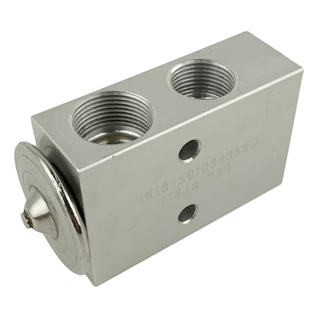 Truckair Exp. Valve - Block-Standard, Category: Expansion Valve, Type: Block, Style: Oring, Inlet: No 6 12-0619A